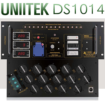UNITEK DS1014 / 유니텍 DS 1014 10차시퀀서순차전원부 / 10차시퀀서 순차전원부 / 국산순차전원공급기